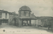 Bort-les-Orgues : "Corrèze - 117 - Bort, la halle".