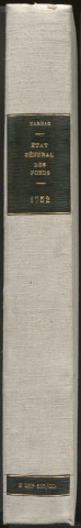 État général des fonds. 13 mai-12 août 1752