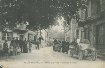 Saint-Martial-de-Gimel : "Saint-Martial-de-Gimel (Corrèze) - Place de la poste".