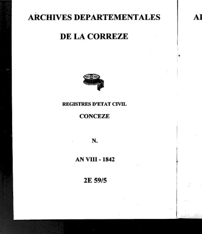 Naissances (1800-1842)