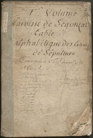 Paroisse de Segonzac