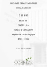 Répertoire chronologique : 15 mars 1903-9 avril 1904