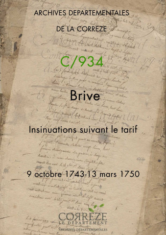 9 octobre 1743-13 mars 1750