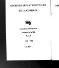 Naissances, mariages, décès (1893-1902)