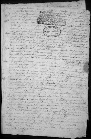 Baptêmes, mariages, sépultures. (1717-1759)