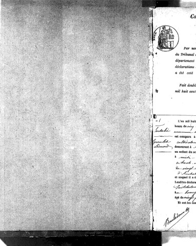 Naissances, mariages, décès (1883-1892)