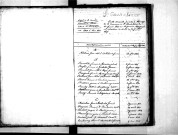 Tables décennales des mariages (1823-1832)