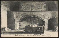 Aubazine : "Obazine (Corrèze) - Abbaye cistercienne ( XIIe siècle) - La cuisine".