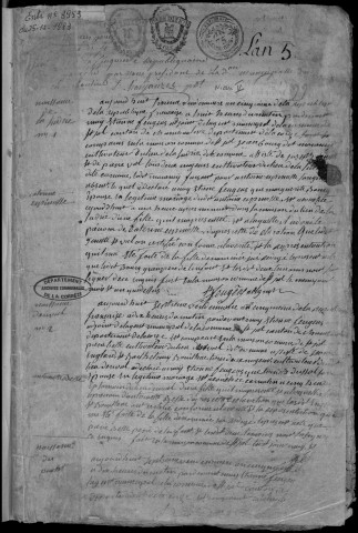 Naissances, mariages, décès (1797-1800)