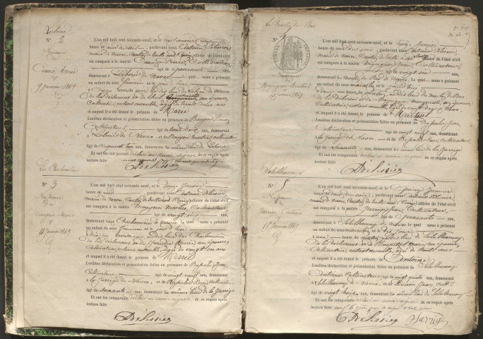 Naissances (1869-1874)
