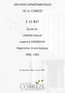 Répertoire chronologique : 23 décembre 1886-5 août 1902