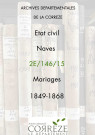 Mariages (1849-1868)