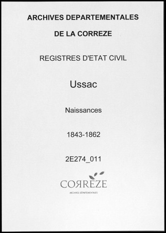 Naissances (1843-1862)