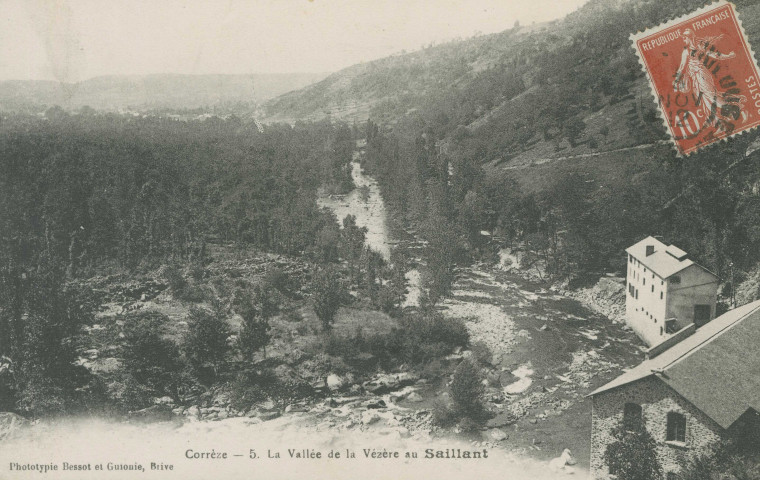 Voutezac : "Corrèze - 5. La vallée de la Vézère au Saillant".