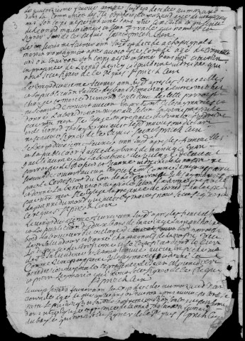 Baptêmes, mariages, sépultures (1694-1724)