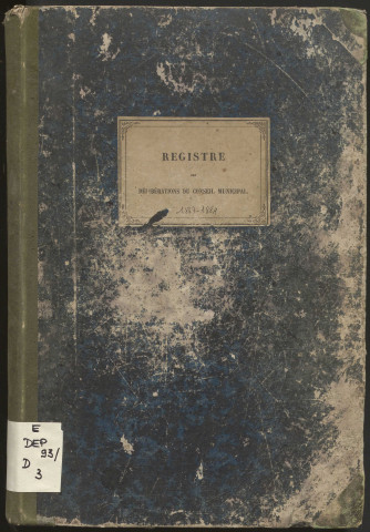 Délibérations du conseil municipal. 12 mai 1867-28 décembre 1880