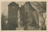 Aubazine : "Obazine (corrèze) - Abbaye cistercienne (XIIe siècle) - Vestiges du réfectoire des moines".