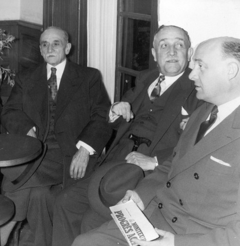 Marcel Audy, Elie Rouby, René Jugie, Alexis Jaubert, Henri Queuille.