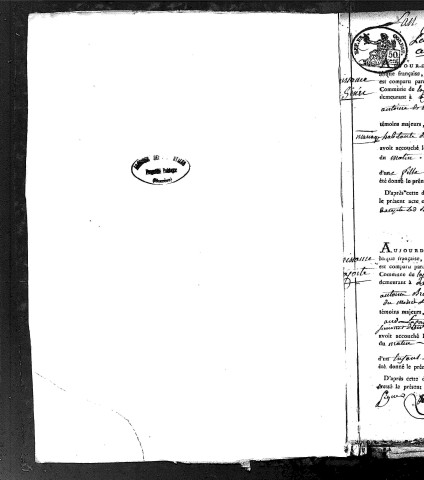 Naissances (1800-1842)