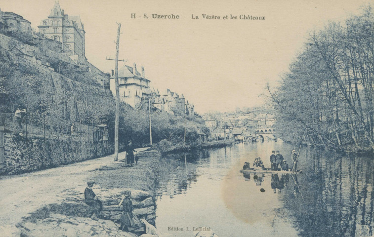 Uzerche : "H - 8. Uzerche - La Vézère et les châteaux".