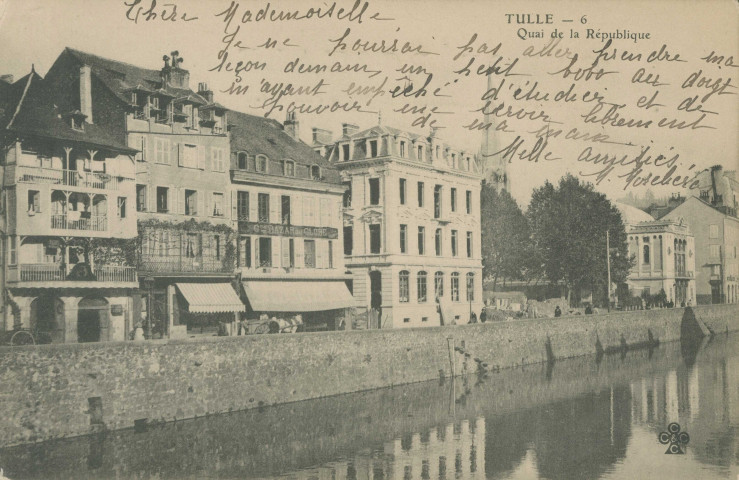 Tulle : "Tulle - 6 - Quai de la République".