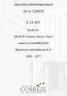Répertoire alphabétique : A-V