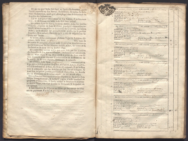 14 janvier 1721-22 juin 1722