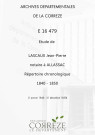 Répertoire chronologique : 1 janvier 1840-31 décembre 1850