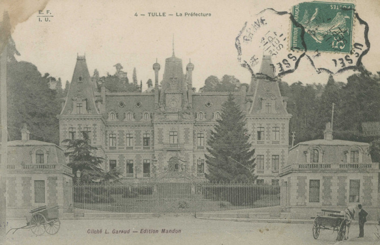 Tulle : "4 - Tulle - La préfecture".