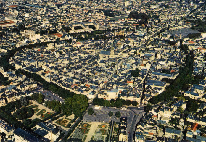 Vue générale aérienne.