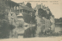 Beaulieu-sur-Dordogne : "La Corrèze illustrée. - Beaulieu - Canal du moulin de Bourrier".