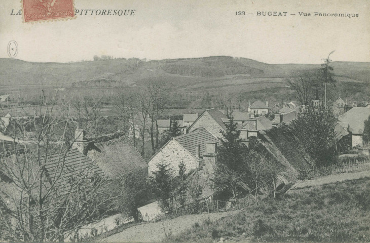 Bugeat : "La Corrèze pittoresque - 123 . Bugeat - Vue panoramique".