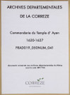 Procédure au sujet des dîmes de la paroisse de Lissac.