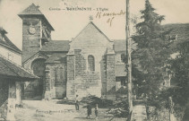 Curemonte : "Corrèze - Curemonte - L'église".