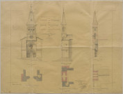 Eglise. Presbytère. Cimetière ; concessions. Champ de foire. Halle aux grains. Monument aux morts. Bureau de poste. Eclairage public.