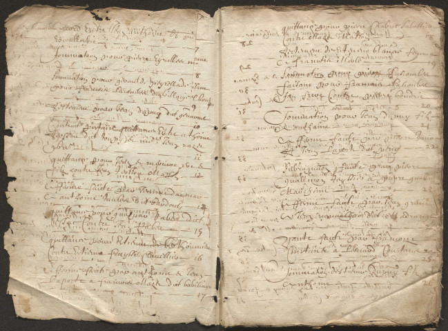Répertoire chronologique : 1652-1658