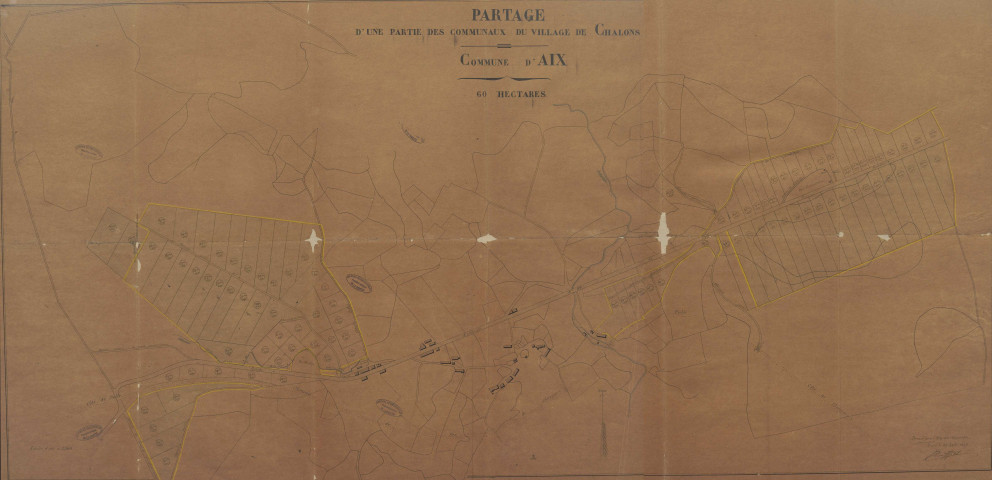 Sections de : Laval , Chalons, Le Mareix, Le Bascoulergue, La Roussange.