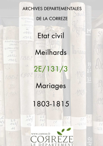 Mariages (1802-1815)