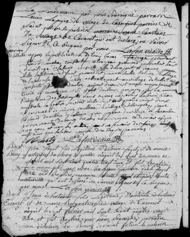 Baptêmes, mariages, sépultures (1782-1792)