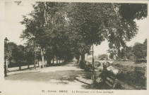 Brive-la-Gaillarde : "35. Corrèze - Brive - La promenade et le pont Cardinal".