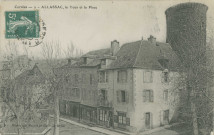 Allassac : "Corrèze - 2 - Allassac, la tour et la place".