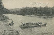 Monceaux-sur-Dordogne : "La Corrèze illustrée - 213. Monceaux-sur-Dordogne - Le bac".