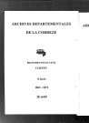Naissances, mariages, décès (1863-1872)