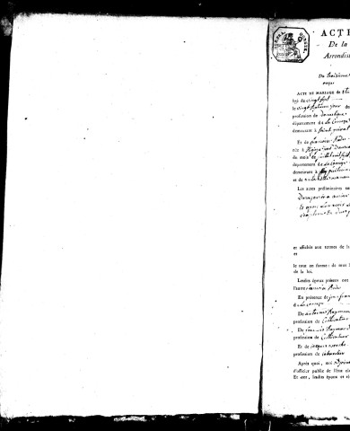 Mariages (1803-1848)