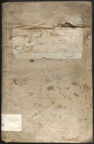 Délibérations du conseil municipal. 09 février 1808-05 août 1838
