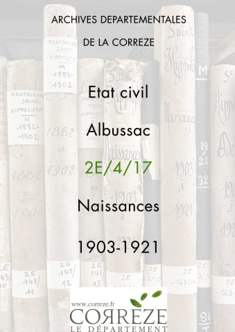 Naissances (1903-1921).