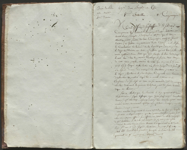 Délibérations du conseil municipal. 11 février 1790-07 juin 1828