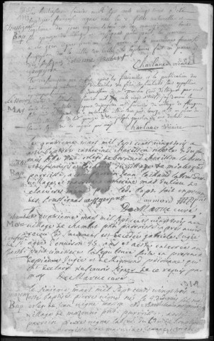 Baptêmes, mariages, sépultures (1723-1733)