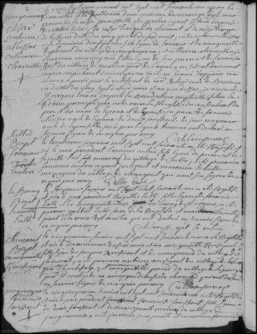 Baptêmes, mariages, sépultures (1761-1779)