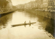 Aviron sur la Corrèze, quai de la République et quai Vallon.